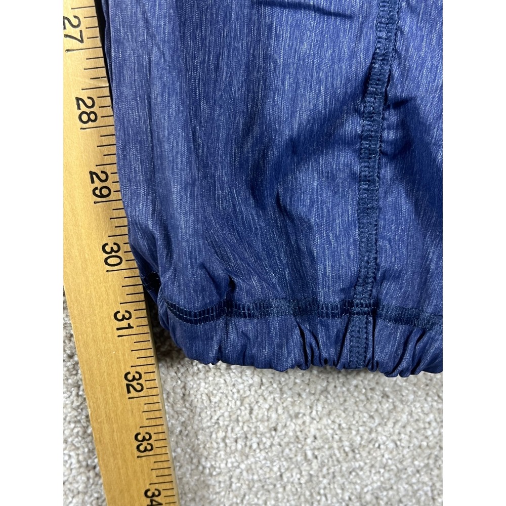 Lucy Get Going Womens Dance Cinch Ankle Pants Large Blue Ruched Yoga Gym Workout - Picture 6 of 6